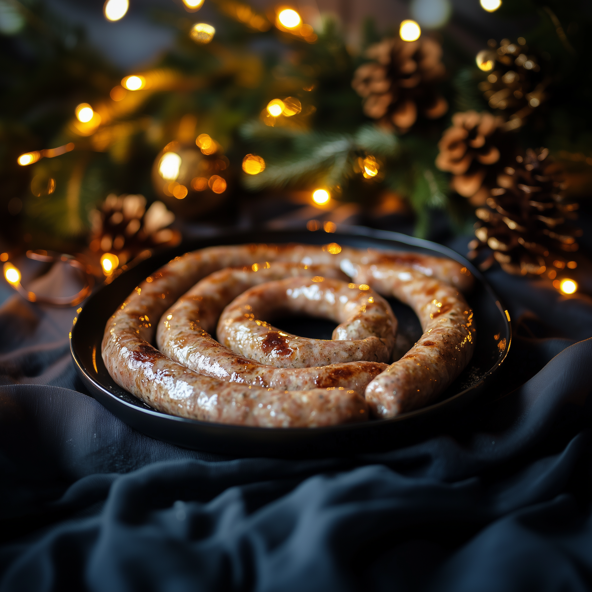 Garnița casei de porc cu cârnați