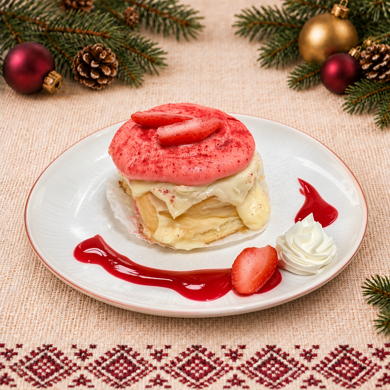 Strawberry Cinnamon Rolls