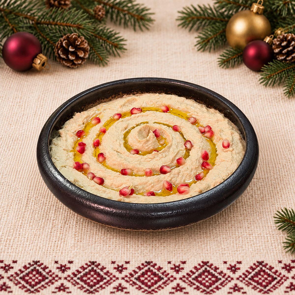 Humus libanez cu rodie