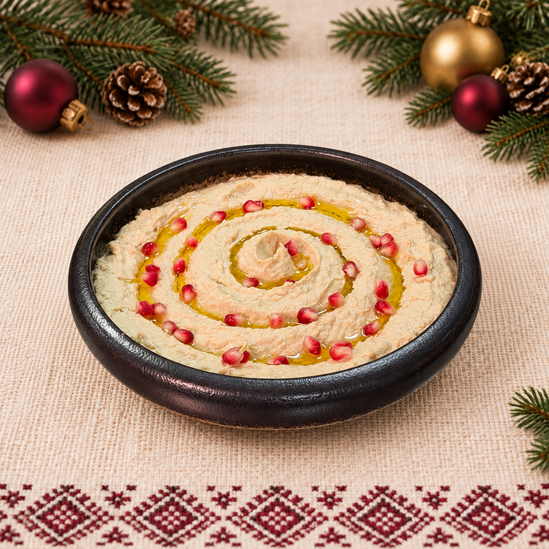 Humus libanez cu rodie