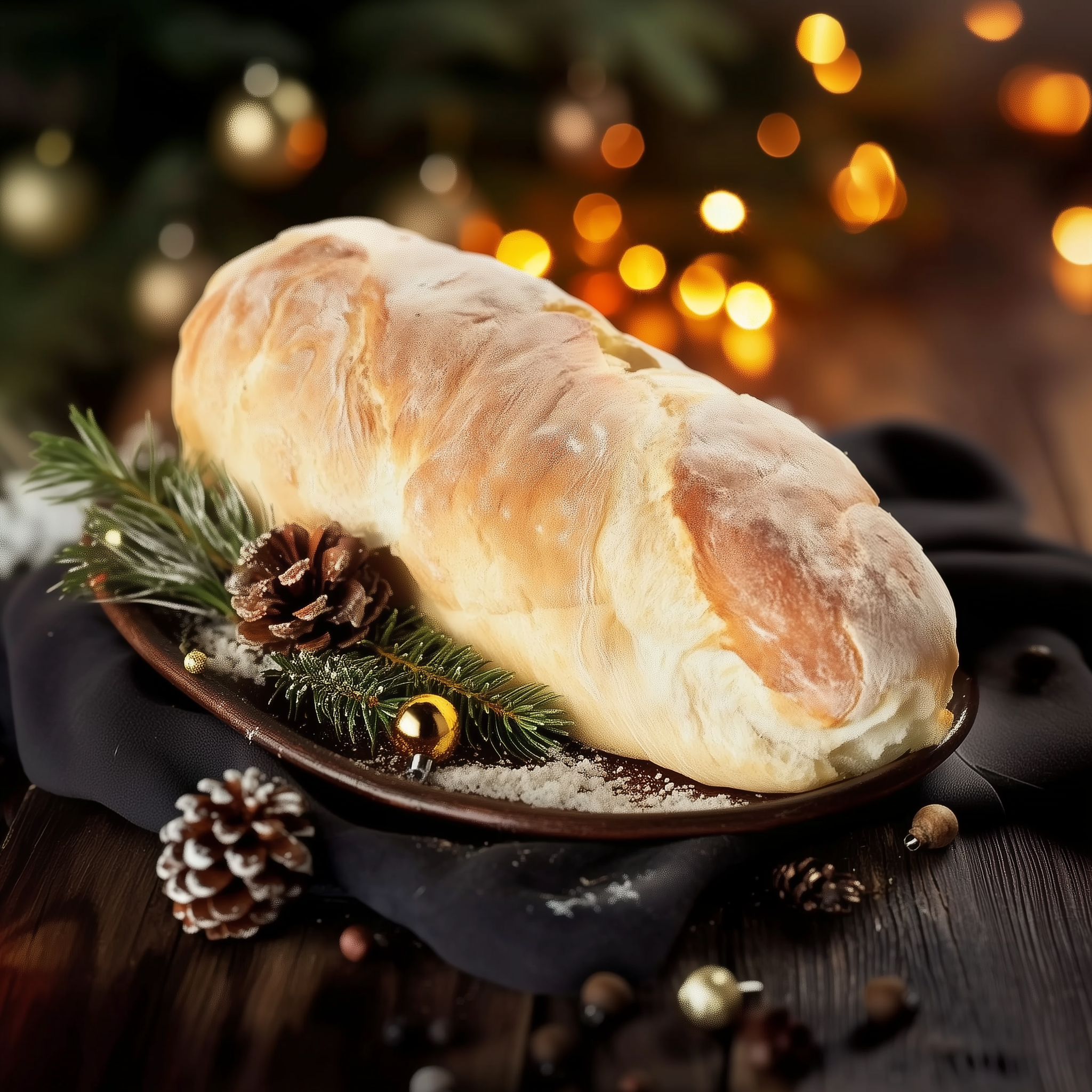 Pâine țărănească la cuptor cu lemne