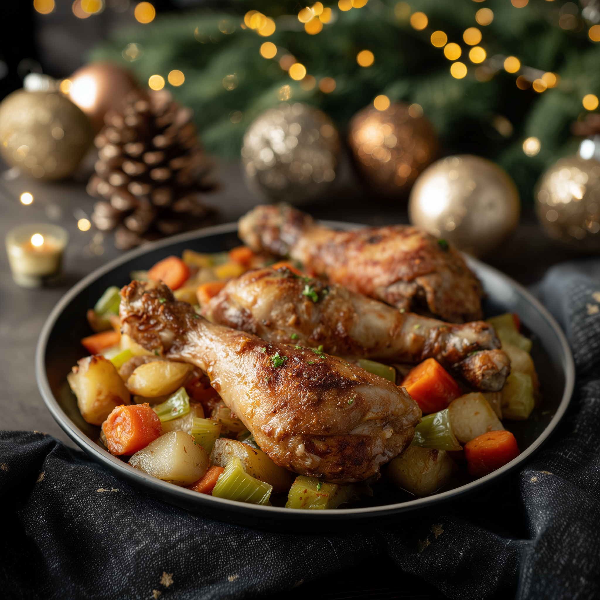 Copan de curcan cu cartofi și legume